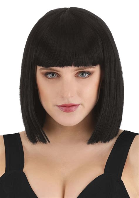 dark bob wig